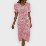Vanessa | Vestido Midi Elegante com Flores