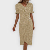 Vanessa | Vestido Midi Elegante com Flores