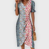 Vanessa | Vestido Midi Elegante com Flores
