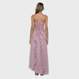 Joana | Vestido Lilás Esvoaçante