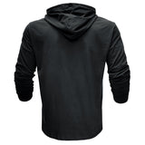 Camisa de algodão com capuz