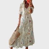 Patrícia | Vestido maxi boémio