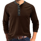 Camisa Henley em algodão macio