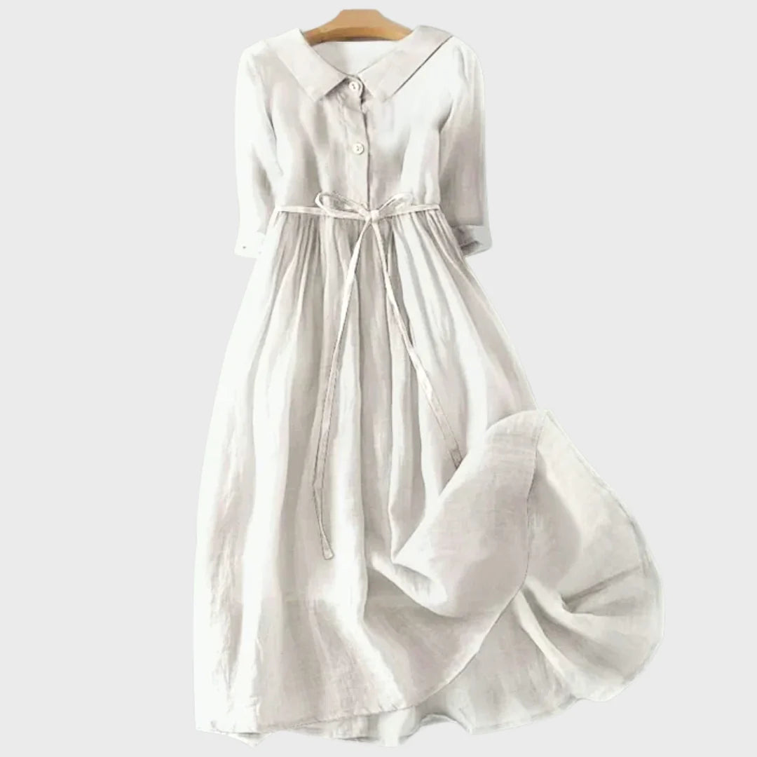 Clara | Vestido Elegante de Manga Curta