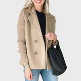 Alexandra | Blazer Elegante de Outono com Mangas de Malha