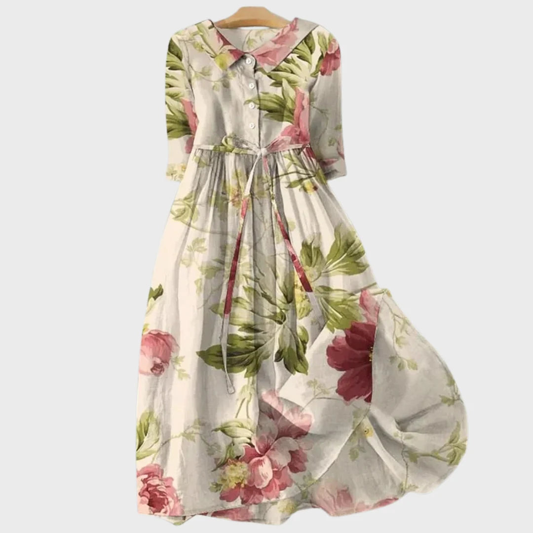 Clara | Vestido Elegante de Manga Curta