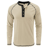 Camisa Henley em algodão macio