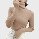 Lucia | Camisola de Lã de Caxemira com Gola Alta Outono