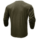 Henley - Camisa de manga comprida