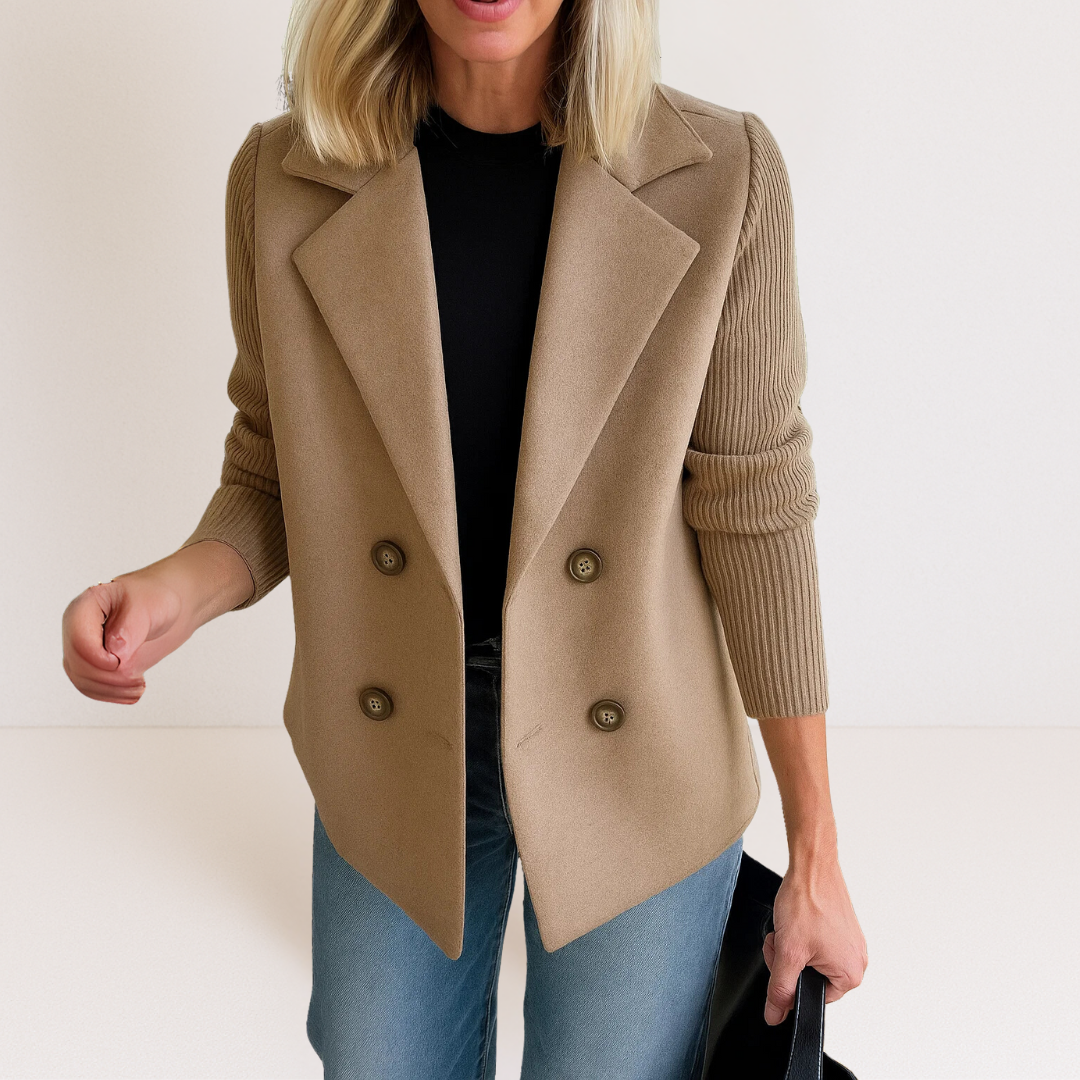 Marta™ | Casaco Elegante Com Mangas em Malha