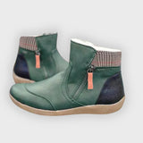 Aurora | Botas de Pele Impermeáveis Ortopédicas com Sola Antiderrapante