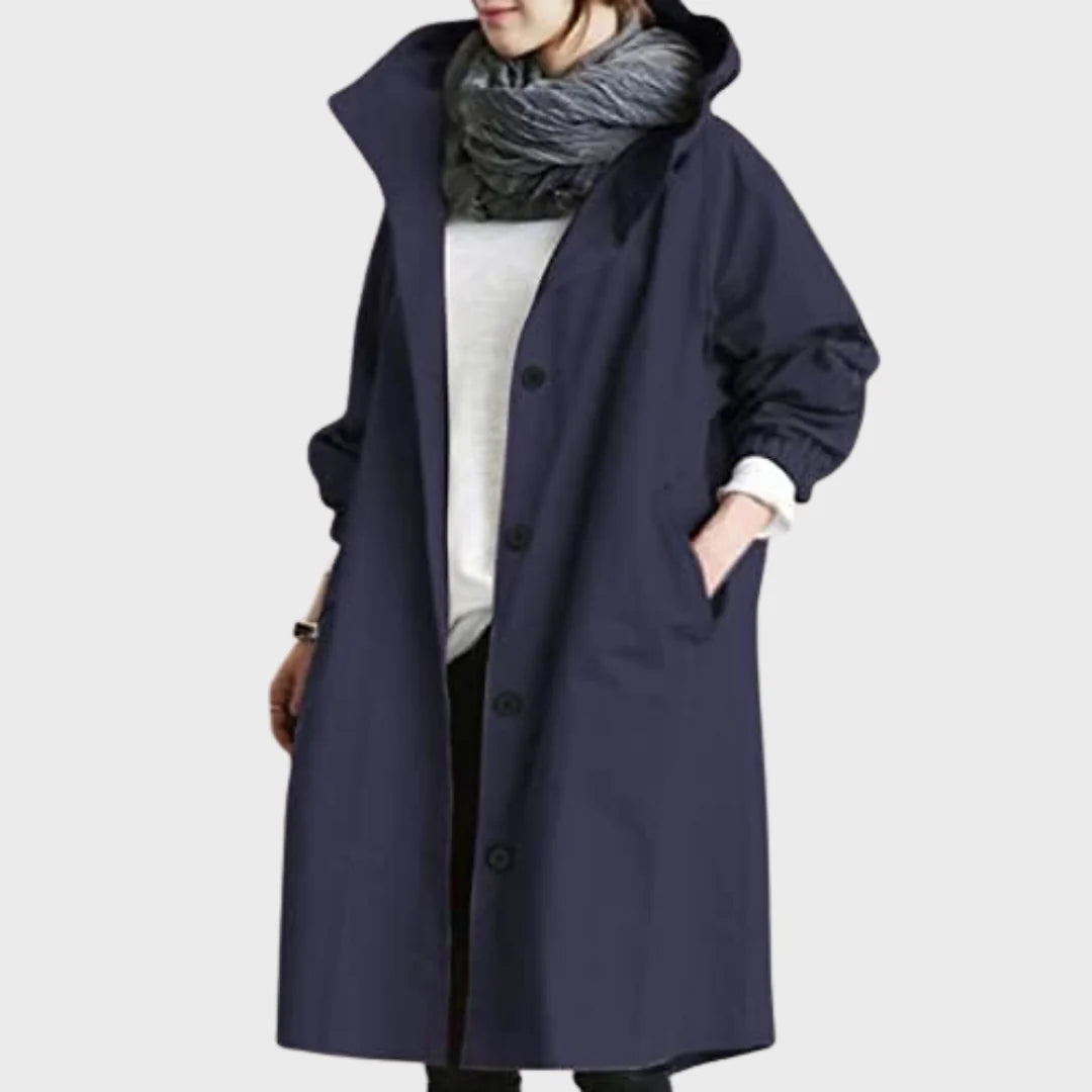 Yolanda | Gabardina Elegante Impermeável