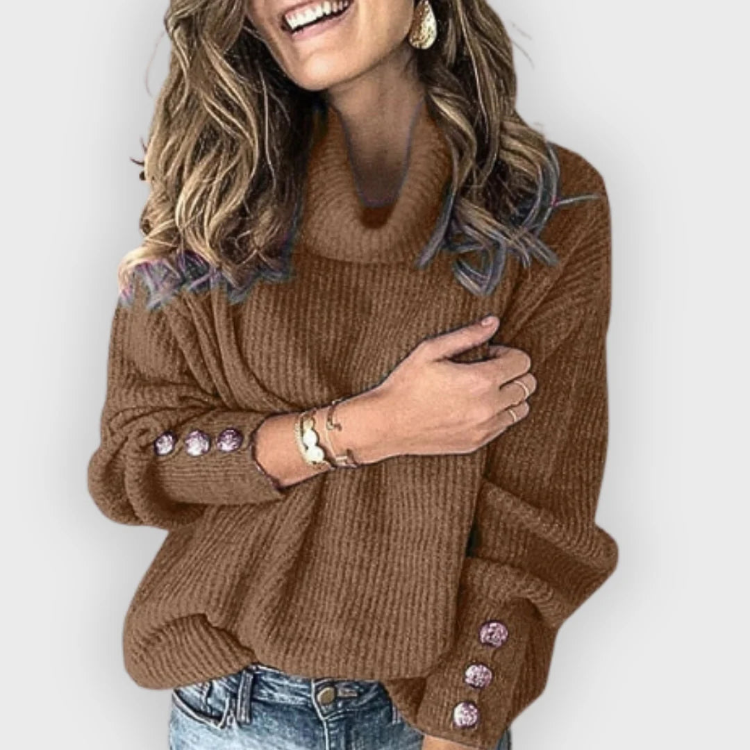 Olívia | Camisola Leve de Gola Alta Tila