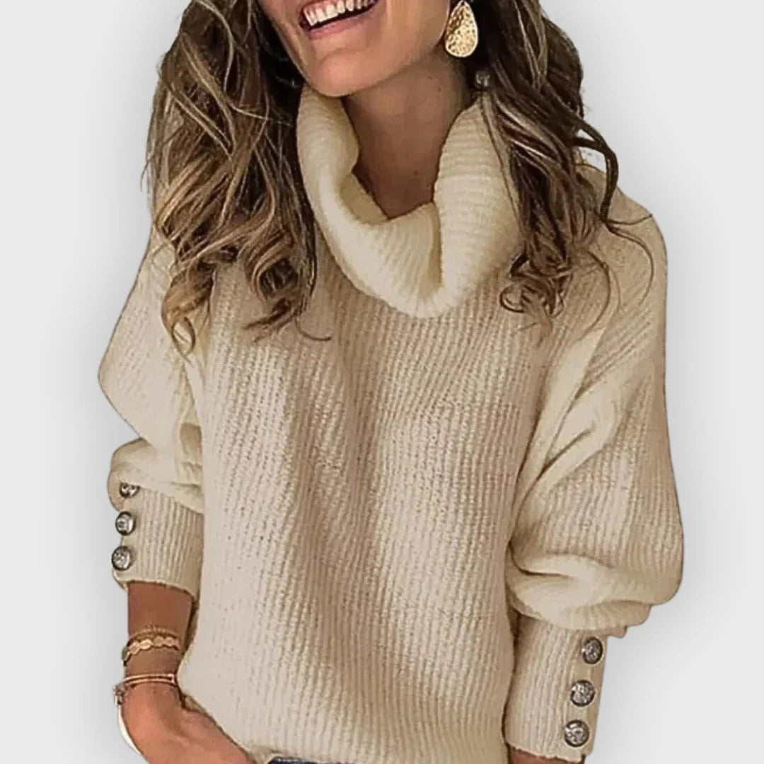 Olívia | Camisola Leve de Gola Alta Tila