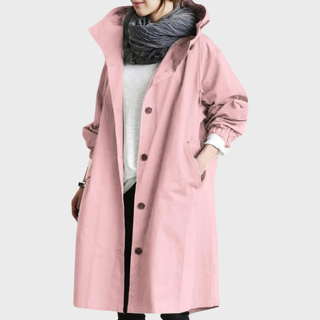 Yolanda | Gabardina Elegante Impermeável