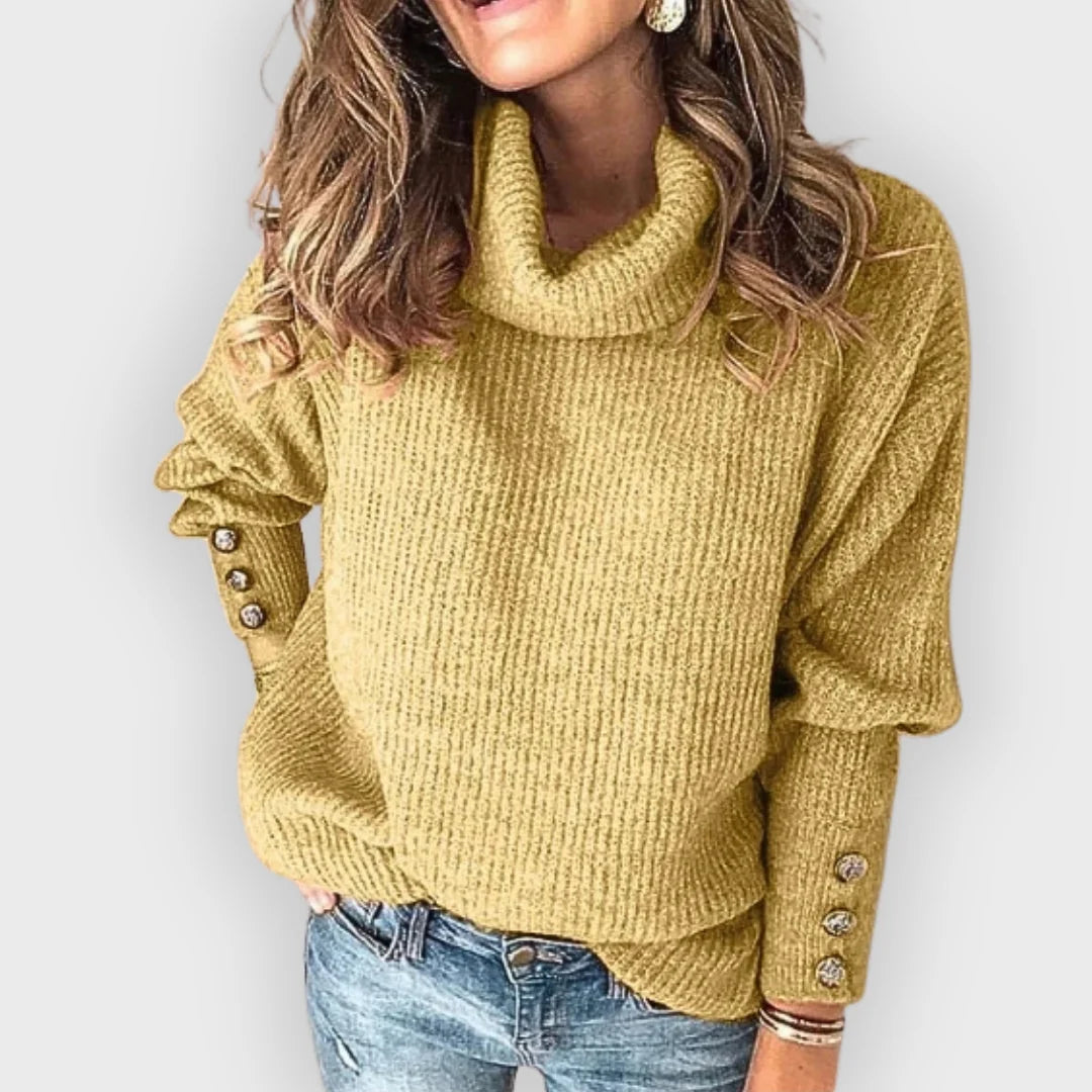 Olívia | Camisola Leve de Gola Alta Tila