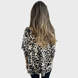 Sofia | Top Leve de Outono com Estampa de Leopardo