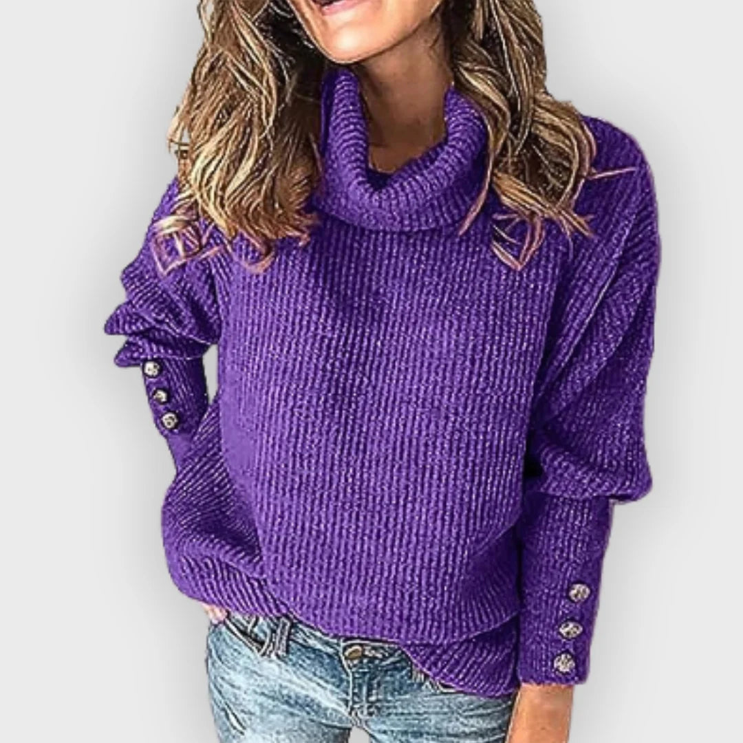 Olívia | Camisola Leve de Gola Alta Tila