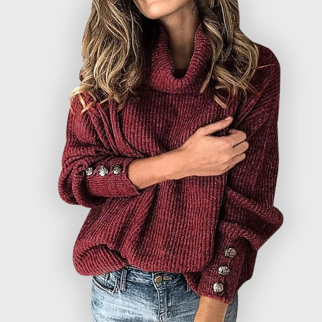 Olívia | Camisola Leve de Gola Alta Tila
