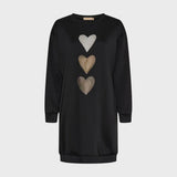 Edite | Sweatshirt De Mangas Compridas Com Estampado De Corações