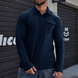 Jeff - Camisa casual com bolsos