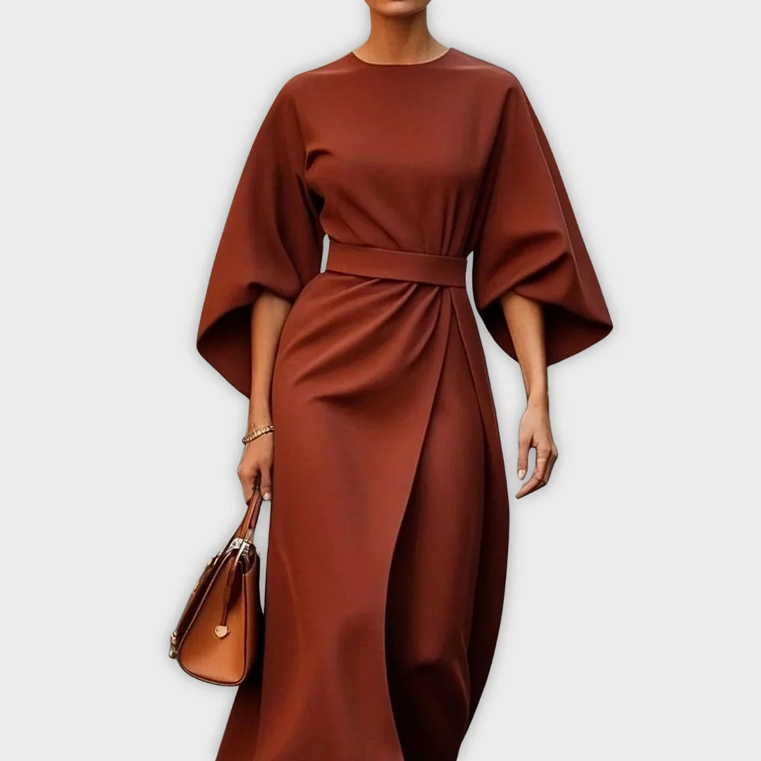 Carla | Vestido Maxi com Cinto
