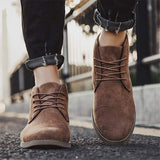 Botas de Tornozelo - Fecho com Cadarço e Suporte Almofadado para o Tornozelo