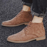Botas de Tornozelo - Fecho com Cadarço e Suporte Almofadado para o Tornozelo