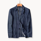 Blazer – Corte Ajustado em Mistura Leve e Respirável