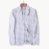 Blazer – Corte Ajustado em Mistura Leve e Respirável