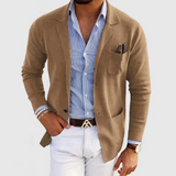 Casaco Blazer – Corte Moderno em Mistura de Poliéster e Forma Elegante