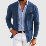 Casaco Blazer – Corte Moderno em Mistura de Poliéster e Forma Elegante
