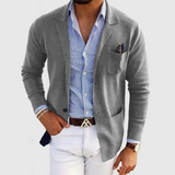 Casaco Blazer – Corte Moderno em Mistura de Poliéster e Forma Elegante