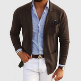 Casaco Blazer – Corte Moderno em Mistura de Poliéster e Forma Elegante