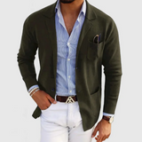 Casaco Blazer – Corte Moderno em Mistura de Poliéster e Forma Elegante
