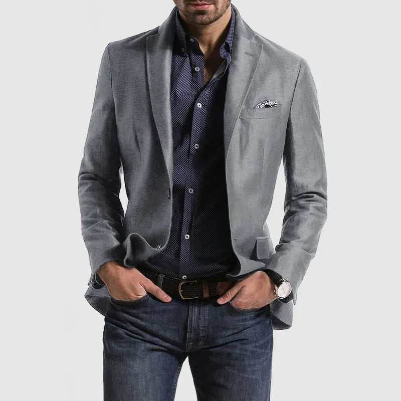 Blazer - Frente Estruturada e Forma Suave para Linhas Limpas
