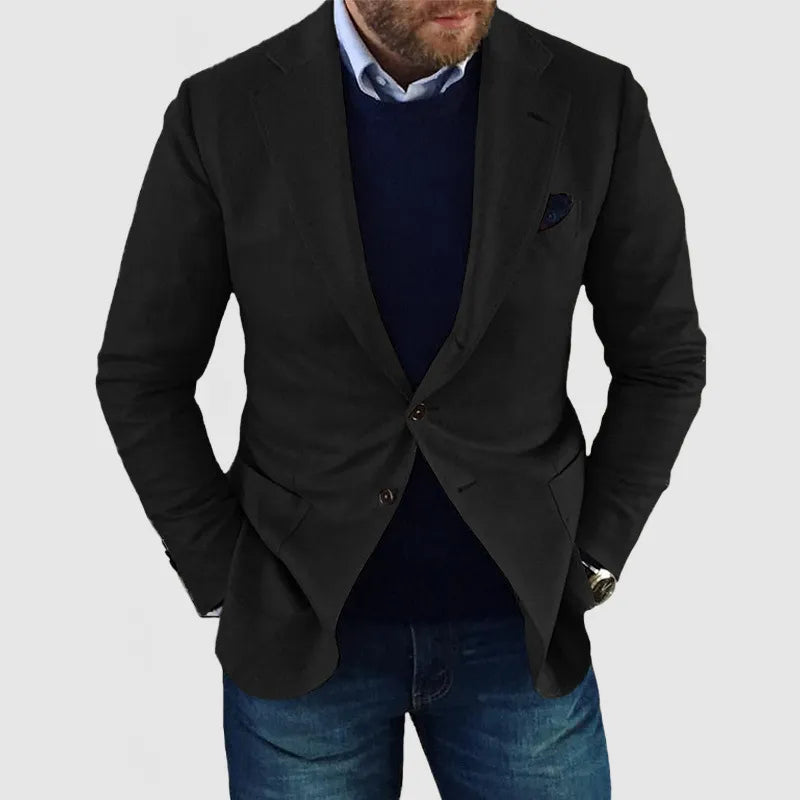 Blazer - Frente Estruturada e Forma Suave para Linhas Limpas