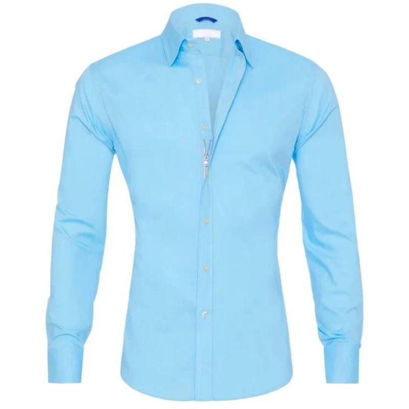 Blusa - Mistura de Poliéster com Fecho Invisível e Controle de Rugas