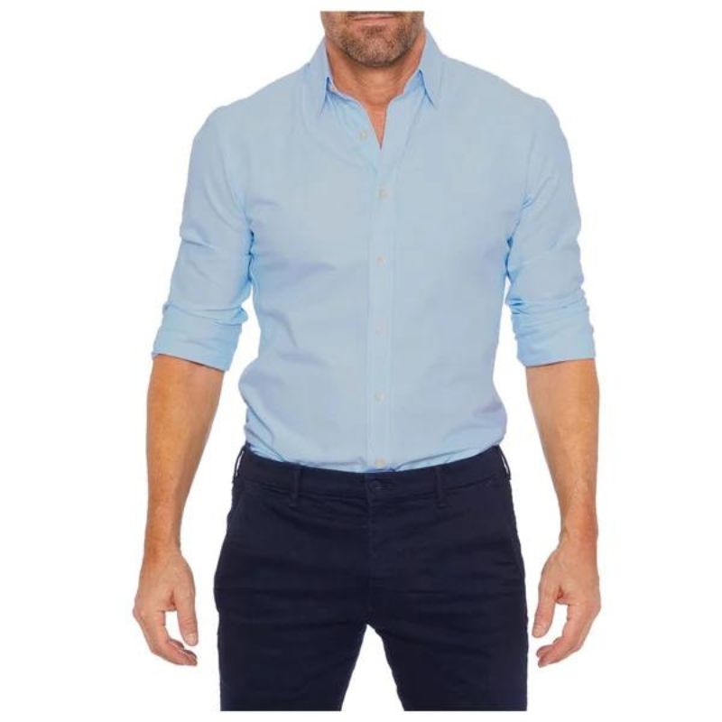 Blusa - Mistura de Poliéster com Fecho Invisível e Controle de Rugas