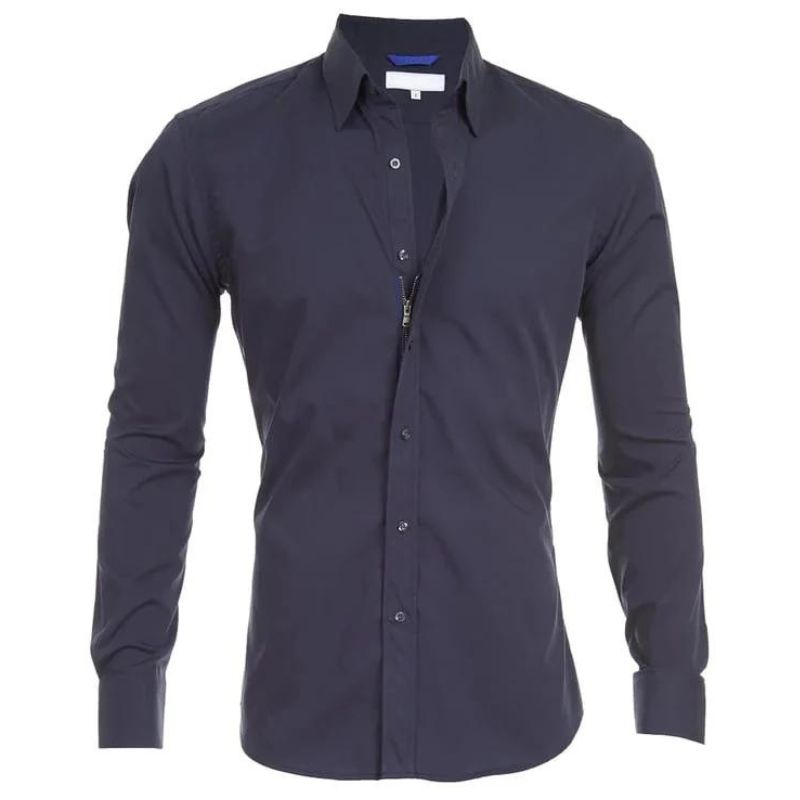 Blusa - Mistura de Poliéster com Fecho Invisível e Controle de Rugas