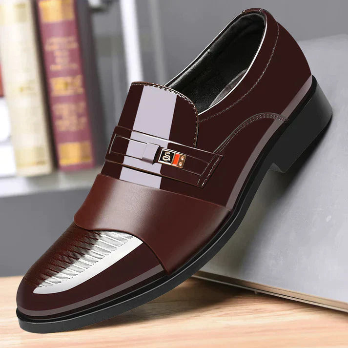 Sapatos de Negócio – Construção Durável em Mistura e Sola Almofadada
