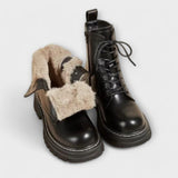 Flávia-Botas de couro para mulher