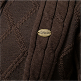 Alexandre | Cardigan Argyle Elástico Suave Premium