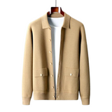 Cardigan - Malha Densa e Sensação Suave Com Retenção de Forma Duradoura