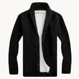 Francisco | Cardigan Mistura Fleece Gola Confortável