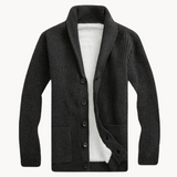 Francisco | Cardigan Mistura Fleece Gola Confortável