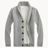 Francisco | Cardigan Mistura Fleece Gola Confortável