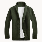 Francisco | Cardigan Mistura Fleece Gola Confortável