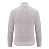 Cardigan - Fecho de Botão à Frente e Corte de Comprimento Médio