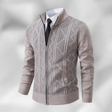 Cardigan - Fecho de Botão à Frente e Corte de Comprimento Médio